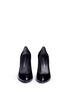 Front View - Click To Enlarge - STUART WEITZMAN - 'Moda' spazzolato leather pumps