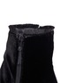 Detail View - Click To Enlarge - STUART WEITZMAN - 'On The Fringe' velvet boots