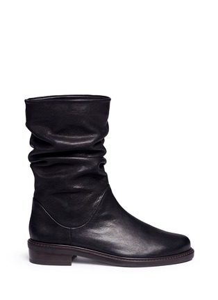 Main View - Click To Enlarge - STUART WEITZMAN - 'Spartan' leather mid calf boots