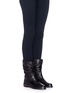 Figure View - Click To Enlarge - STUART WEITZMAN - 'Spartan' leather mid calf boots