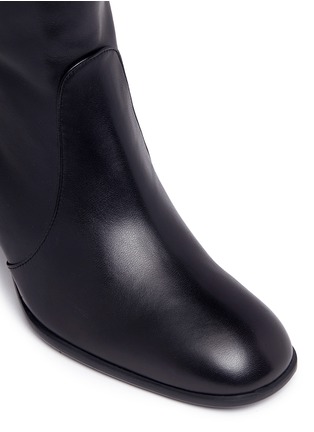 Detail View - Click To Enlarge - STUART WEITZMAN - 'Suburb' leather knee high boots