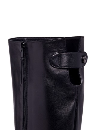 Detail View - Click To Enlarge - STUART WEITZMAN - 'Suburb' leather knee high boots