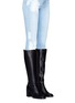 Figure View - Click To Enlarge - STUART WEITZMAN - 'Suburb' leather knee high boots
