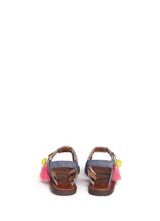 Back View - Click To Enlarge - SAM EDELMAN - 'Gigi Nancy' embroidered kids sandals