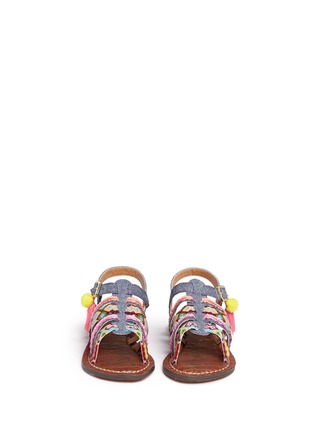 Figure View - Click To Enlarge - SAM EDELMAN - 'Gigi Nancy' embroidered kids sandals