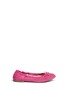 Main View - Click To Enlarge - SAM EDELMAN - 'Felicia' perforated kids ballet flats