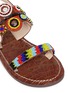 Detail View - Click To Enlarge - SAM EDELMAN - 'Gigi Monica' embellished eyelet stripe kids sandals