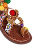 Detail View - Click To Enlarge - SAM EDELMAN - 'Gigi Lisbeth' pompom beaded kids sandals