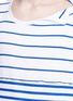 Detail View - Click To Enlarge - FAITH CONNEXION - Stripe split shoulder long sleeve T-shirt