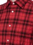 Detail View - Click To Enlarge - FAITH CONNEXION - Check plaid double cuff shirt