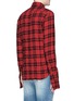 Back View - Click To Enlarge - FAITH CONNEXION - Check plaid double cuff shirt