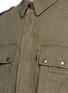 Detail View - Click To Enlarge - FAITH CONNEXION - Glitter crown graffiti motif military coat
