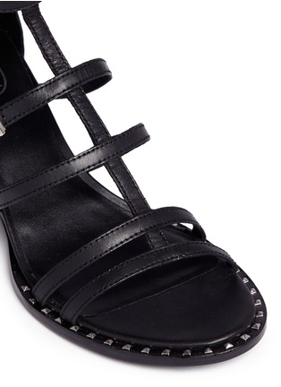 Detail View - Click To Enlarge - ASH - 'Nuba Bis' stud caged wedge sandals