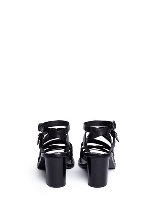 Back View - Click To Enlarge - ASH - 'Puket' stud strappy leather sandals