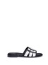 Main View - Click To Enlarge - ASH - 'Playa' tribal woven stud leather slide sandals