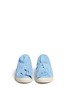 Front View - Click To Enlarge - PORTS 1961 - Twist bow suede slip-ons