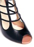 Detail View - Click To Enlarge - FRANCESCO RUSSO - 'Nadia' cutout heel leather sandal booties