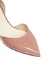 Detail View - Click To Enlarge - FRANCESCO RUSSO - 'Phard' pointed suede counter d'Orsay pumps