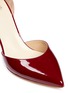 Detail View - Click To Enlarge - FRANCESCO RUSSO - Suede and patent leather d'Orsay pumps