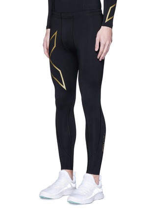 Front View - Click To Enlarge - 2XU - 'Elite MCS thermal compression' performance tights
