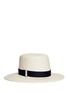 Main View - Click To Enlarge - GIGI BURRIS MILLINERY - 'Allison' ribbon band straw boater hat
