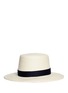 Figure View - Click To Enlarge - GIGI BURRIS MILLINERY - 'Allison' ribbon band straw boater hat