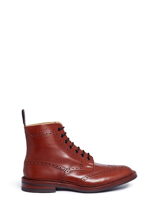 Main View - Click To Enlarge - TRICKER’S - Stow' brogue leather boots