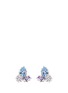 Main View - Click To Enlarge - EDDIE BORGO - 'Estate Pop' glass crystal earrings