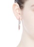 Figure View - Click To Enlarge - EDDIE BORGO - 'Peaked Hoop 1.5' earrings