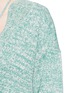 Detail View - Click To Enlarge - 72722 - Halterneck geometric cut cotton sweater