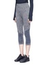 Front View - Click To Enlarge - 72883 - 'Stride' circular knit cropped performance leggings