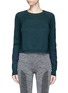 Main View - Click To Enlarge - 72883 - 'Ace' Merino wool blend cropped sweater