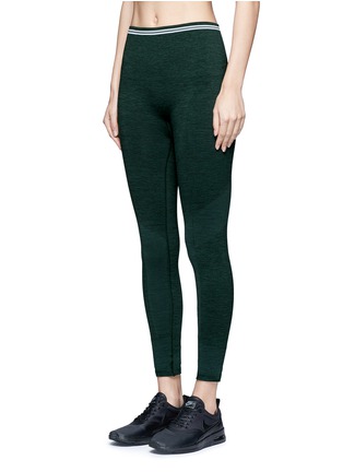 Front View - Click To Enlarge - 72883 - 'Seven Eight' circular knit performance leggings