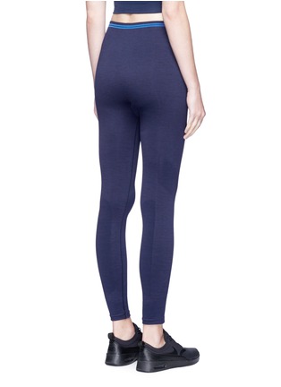 Back View - Click To Enlarge - 72883 - 'Seven Eight' circular knit performance leggings