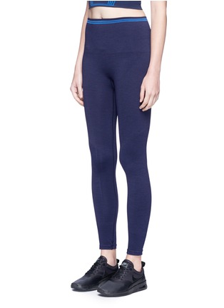 Front View - Click To Enlarge - 72883 - 'Seven Eight' circular knit performance leggings