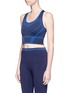 Front View - Click To Enlarge - 72883 - 'Squad' circular knit racerback sports bra