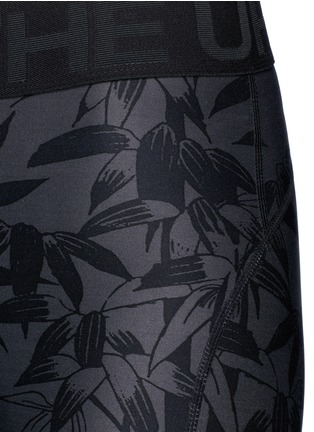 Detail View - Click To Enlarge - THE UPSIDE - 'Bamboo Speechless' print performance leggings