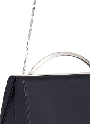 Detail View - Click To Enlarge - EDDIE BORGO - 'Dean Mini Doctor' leather chain bag