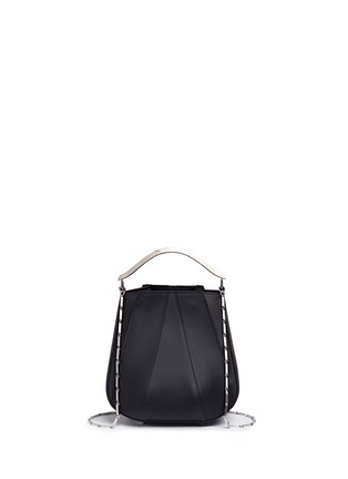 Detail View - Click To Enlarge - EDDIE BORGO - 'Pepper' mini leather chain pochette bag