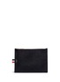 Main View - Click To Enlarge - THOM BROWNE  - Pebble grain leather large zip coin pouch