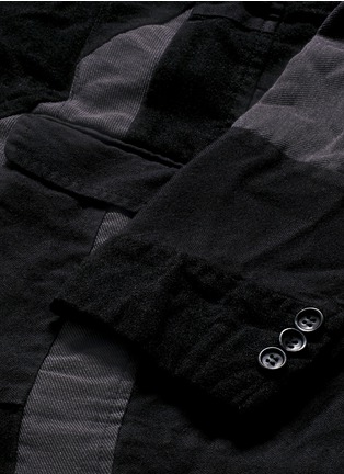 Detail View - Click To Enlarge - COMME DES GARÇONS HOMME - Soft patchwork blazer