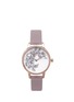 Main View - Click To Enlarge - OLIVIA BURTON  - 'Animal Motif Butterflies' leather strap watch