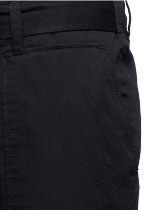 Detail View - Click To Enlarge - 3.1 PHILLIP LIM - Zip D-ring belt twill pants