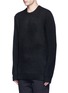 Front View - Click To Enlarge - 3.1 PHILLIP LIM - Oversized split hem wool blend sweater