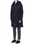 Front View - Click To Enlarge - 3.1 PHILLIP LIM - Drawstring waist hooded parka
