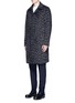 Front View - Click To Enlarge - 3.1 PHILLIP LIM - Leopard print cotton-wool blend coat