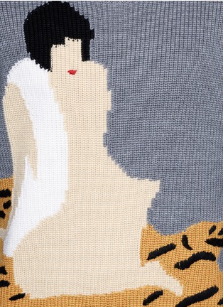 Detail View - Click To Enlarge - 3.1 PHILLIP LIM - Ukiyo-e intarsia wool sweater