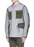 Front View - Click To Enlarge - 3.1 PHILLIP LIM - Ukiyo-e vintage embroidery mesh field jacket