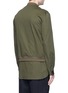 Back View - Click To Enlarge - 3.1 PHILLIP LIM - Shirt layer twill bomber jacket