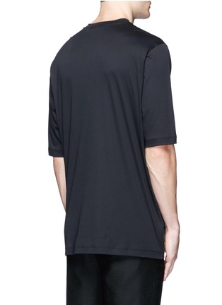 Back View - Click To Enlarge - CHRISTOPHER KANE - Oversized abstract jacquard cotton T-shirt